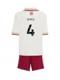 Billige Arsenal Ben White #4 Tredjedraktsett Barn 2025-26 Kortermet (+ Korte bukser)